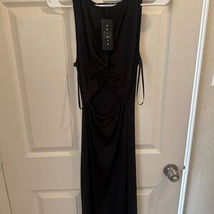 21 Saints Black Sleeveless Dress